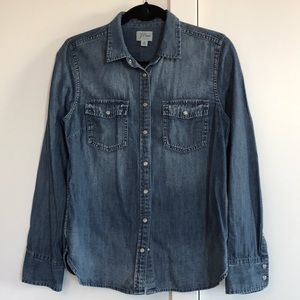 J. Crew Western Denim Shirt